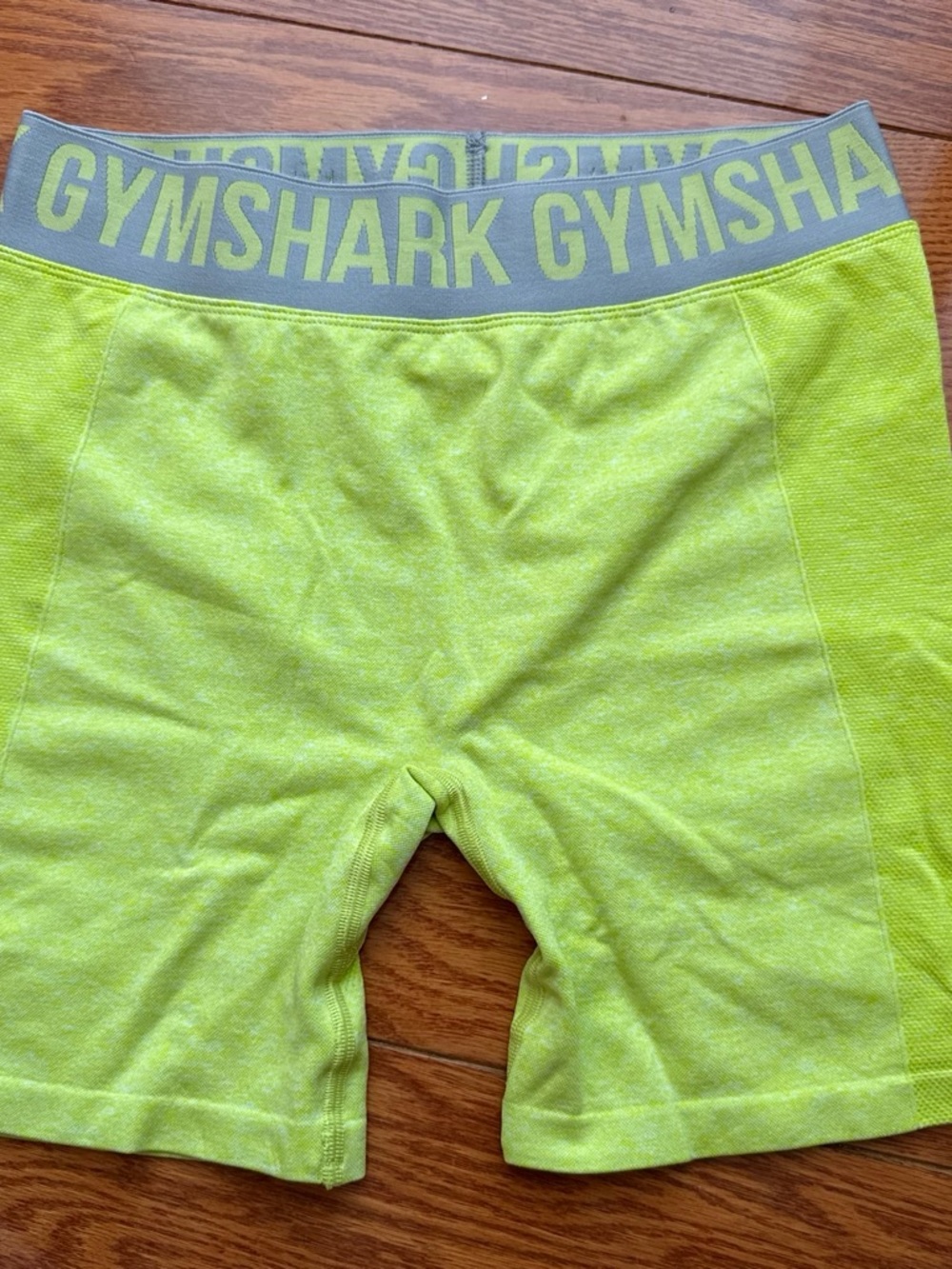 Gymshark Lime Green Seamless Biker Shorts